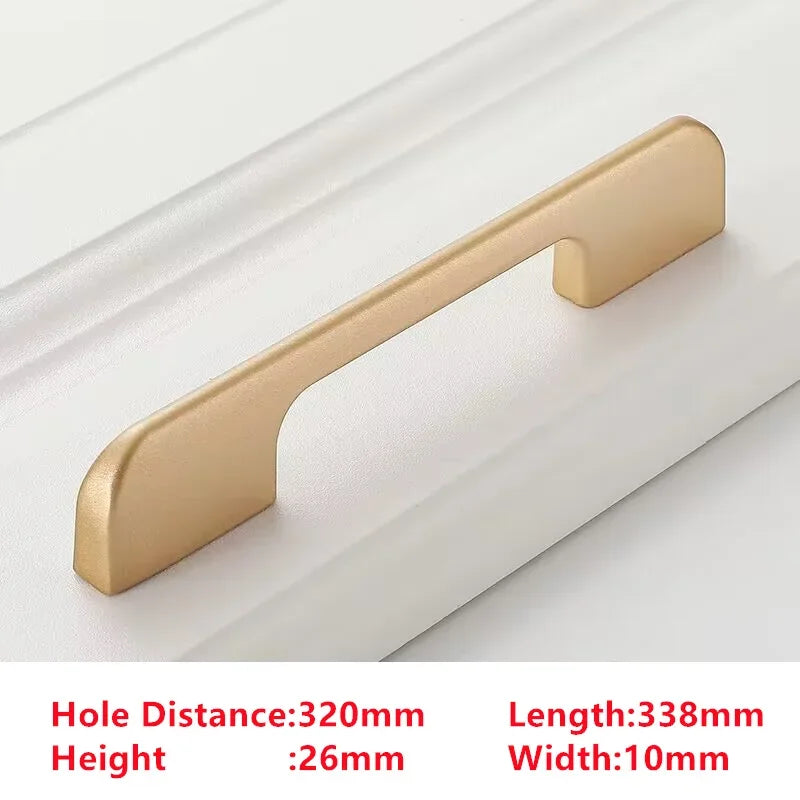 Handles Drawer Cabinet Furniture Kitchen Handles for Cabinet Knob Door Drawer Furniture Kitchen Knob Golden Simplicity Hardware Oasis Select A17-320