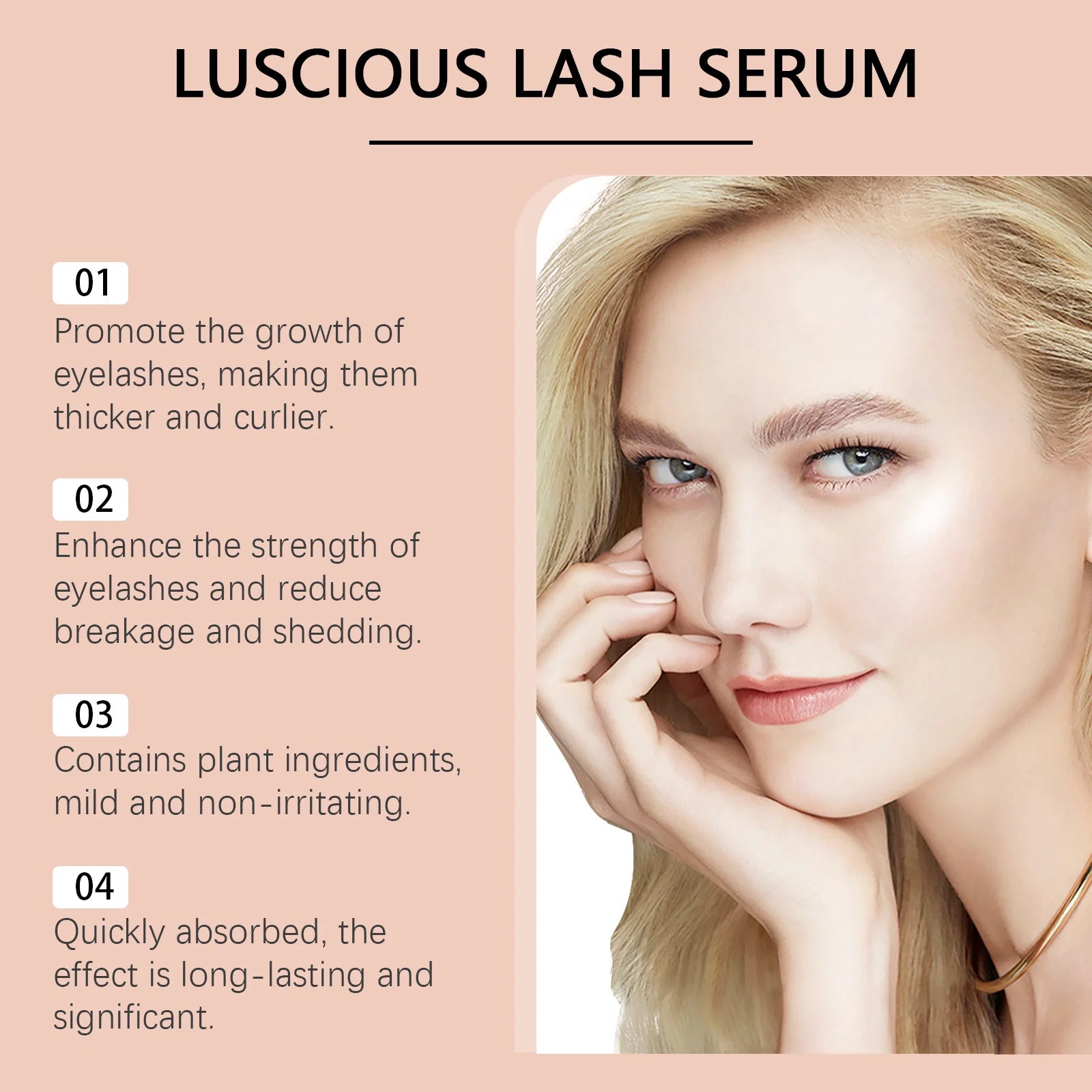Eelhope Eyelash Growth Serum – Fuller, Longer & Thicker Lashes Eyelash Growth Serum Oasis Select