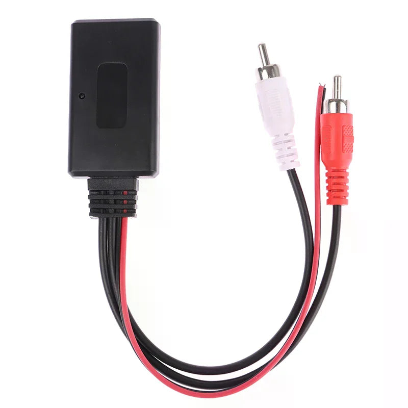 Car Wireless Bluetooth Receiver Module AUX Adapter Music Audio Stereo Receiver For 2RCA Interface Vehicles 12V Oasis Select