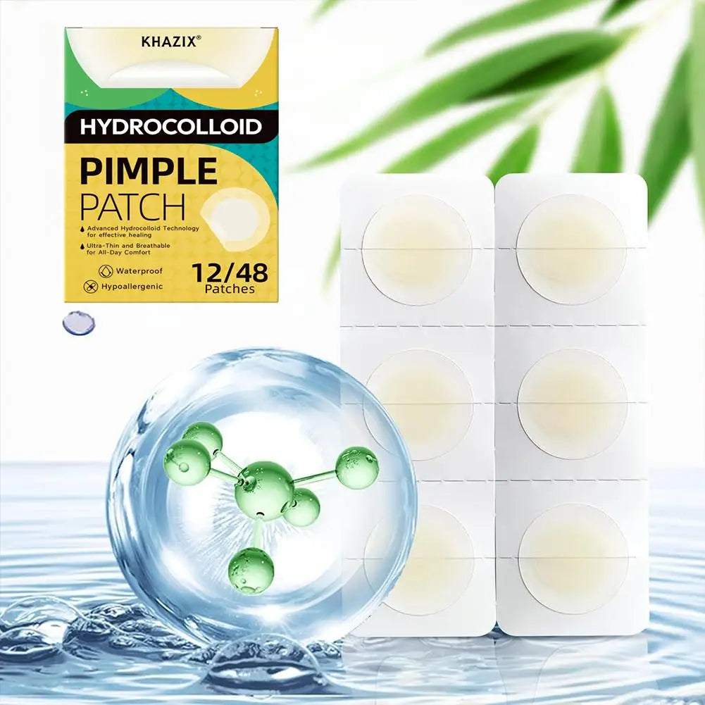 Invisible Hydrocolloid Pimple Patches | 12 & 24 Count Acne Dots Acne Pimple Patches Oasis Select