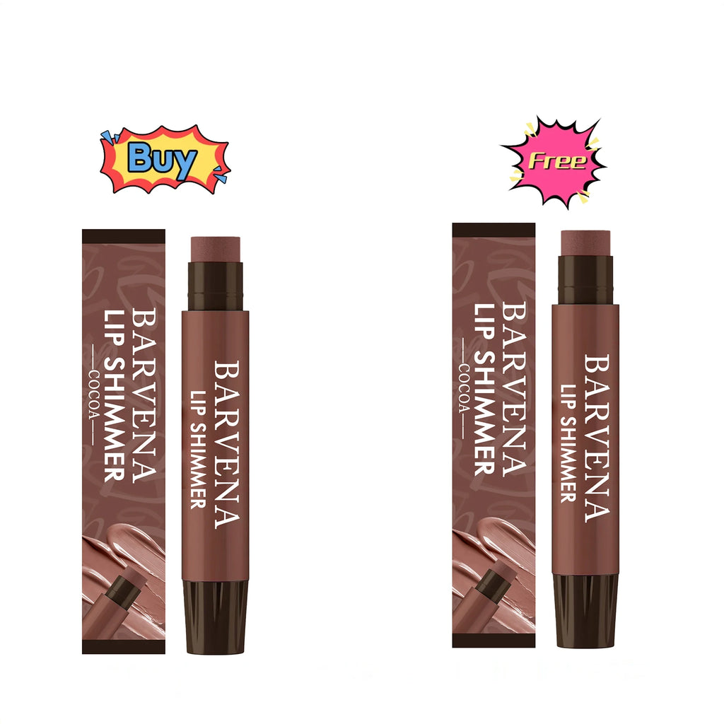 Cocoa Shimmer Lip Balm – Moisturizing, Non-Sticky Daily Lip Care Shimmer Lip Balm Oasis Select Buy 1 Get 1 Free