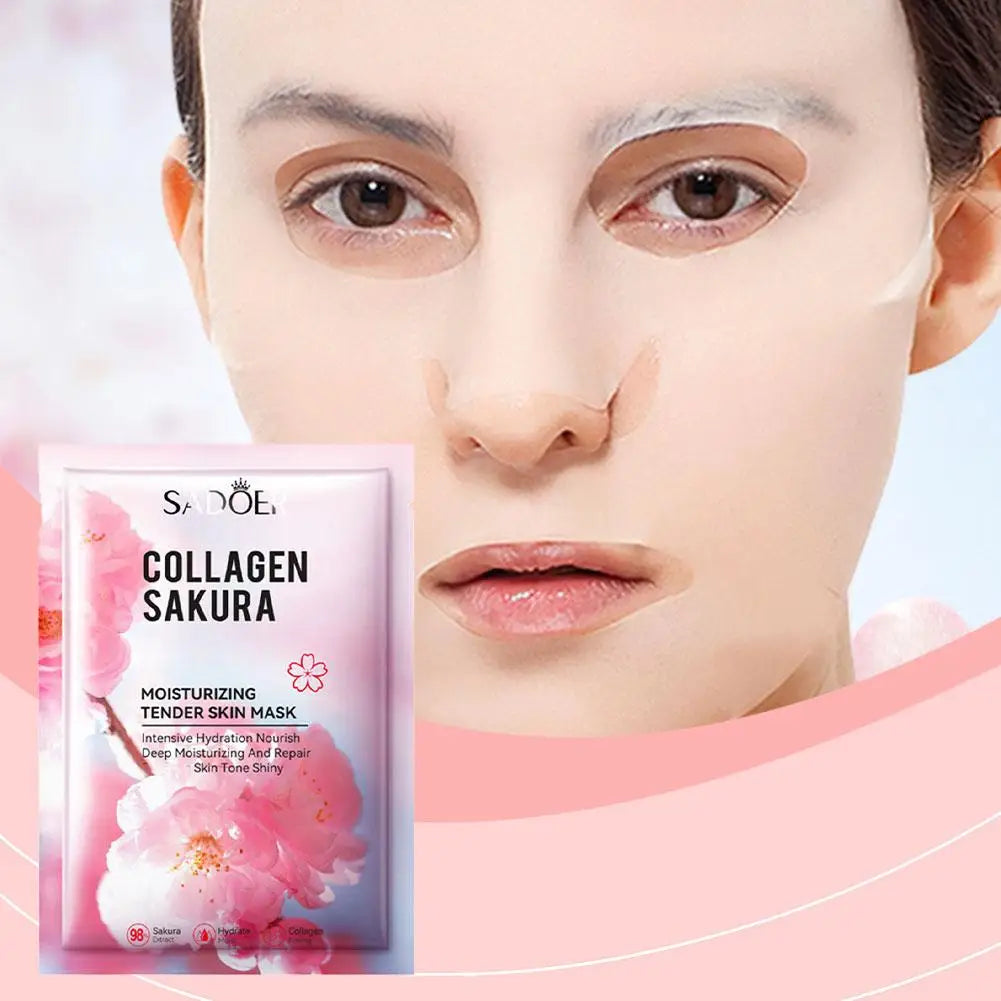 Sakura Collagen Face Mask – Hydrating & Firming Sheet Mask
