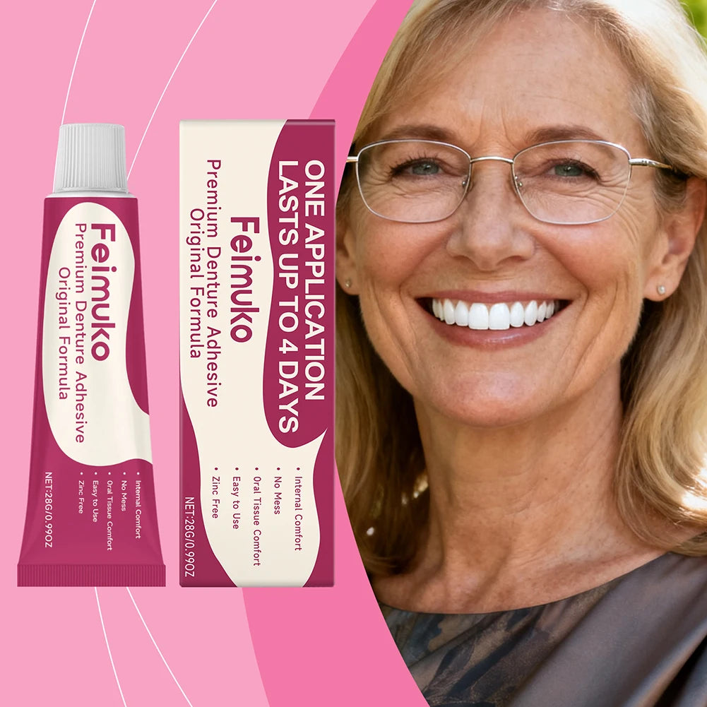 Thermoplastic Denture Adhesive Cream – Waterproof Strong Hold