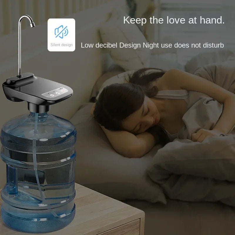 Water Bottle Pump Dispenser USB Charging Automatic Drinking Water Pump Portable Electric Water Dispenser Household Appliances Oasis Select
