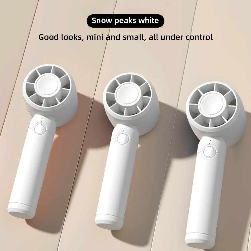 USB Rechargeable Mini Handheld Fan – Portable Office & Travel