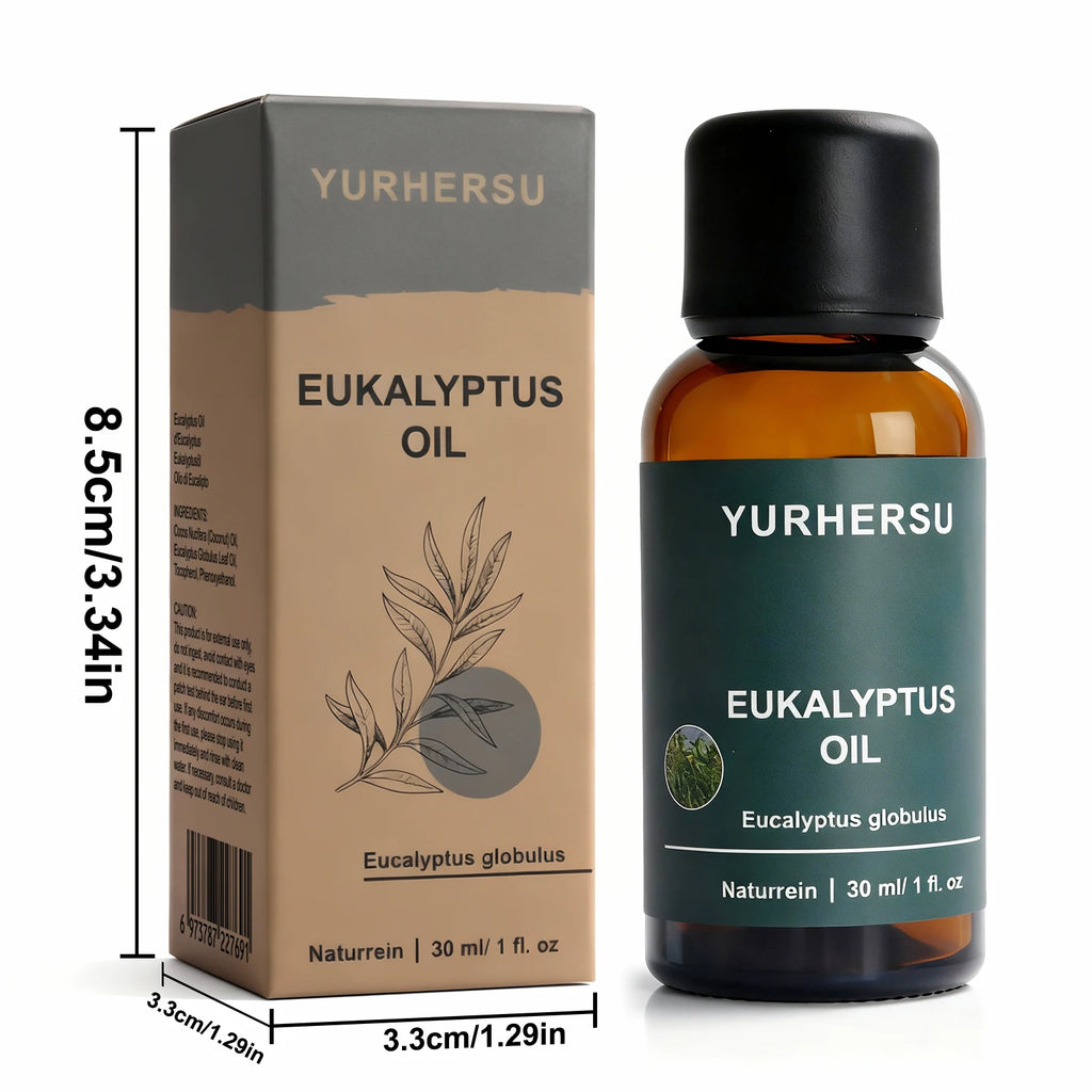 100% Pure Eucalyptus Essential Oil 30ml – Diffuser & Skin Care Essential Oil Oasis Select