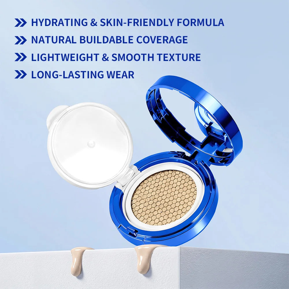 Collagen Air Cushion CC Cream Long-Lasting Hydration Conceal Acne Marks, Redness & Pores Waterproof Sweatproof Collagen CC Cream Oasis Select