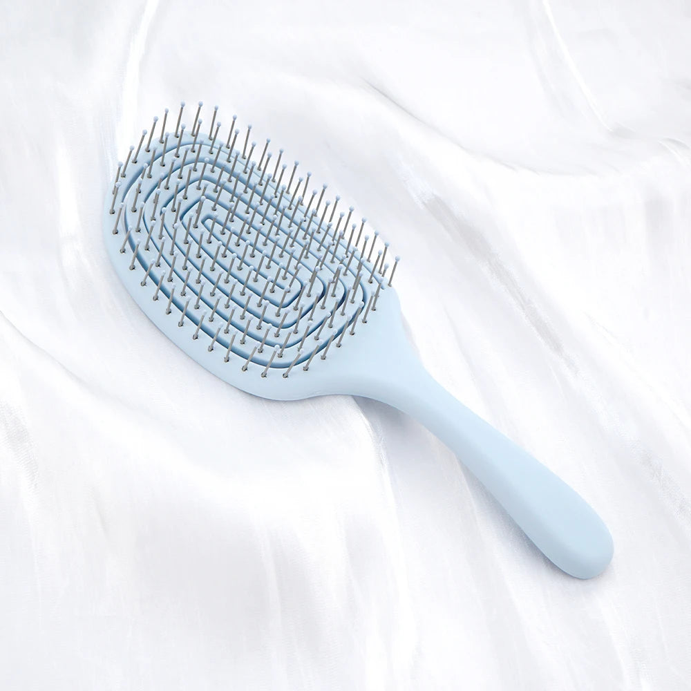 Wide Tooth Hollow Detangling Comb – Scalp Massage & Styling