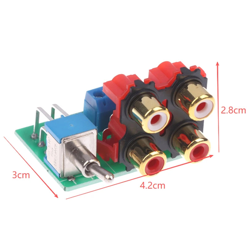 2-ways Signal Switching Board 2 In 1out Audio Source Switchboard Accessories Oasis Select