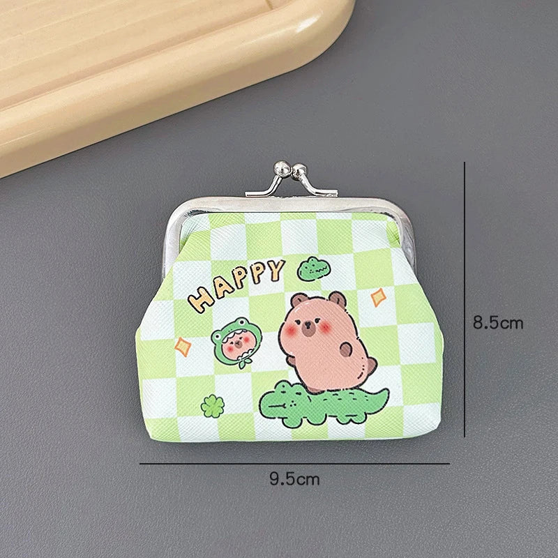 Cute Capybara Mini Coin Purse – PU Wallet for Kids & Gifts Mini Coin Purse Oasis Select 4
