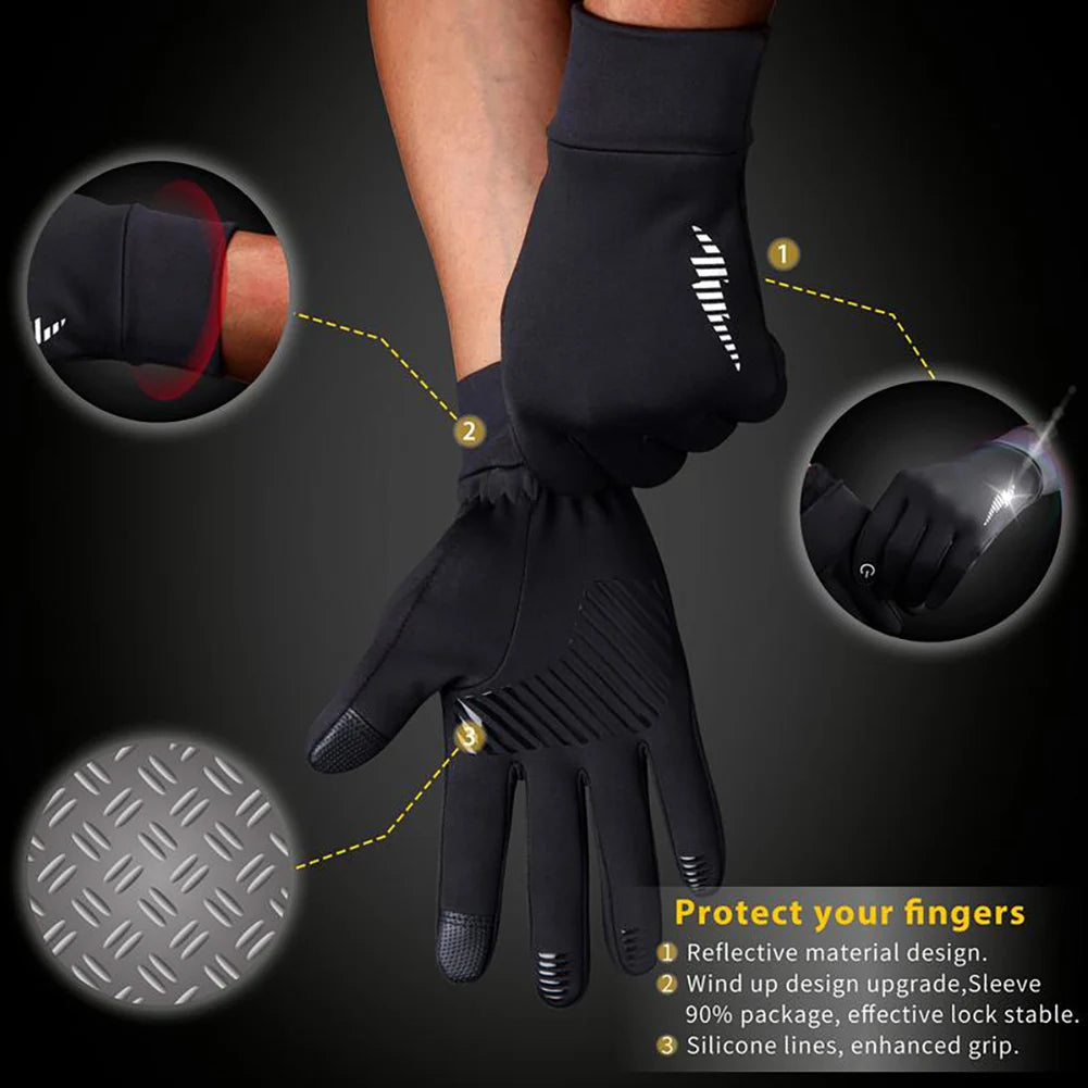 Winter Thermal Touch Screen Gloves – Unisex Anti-Slip