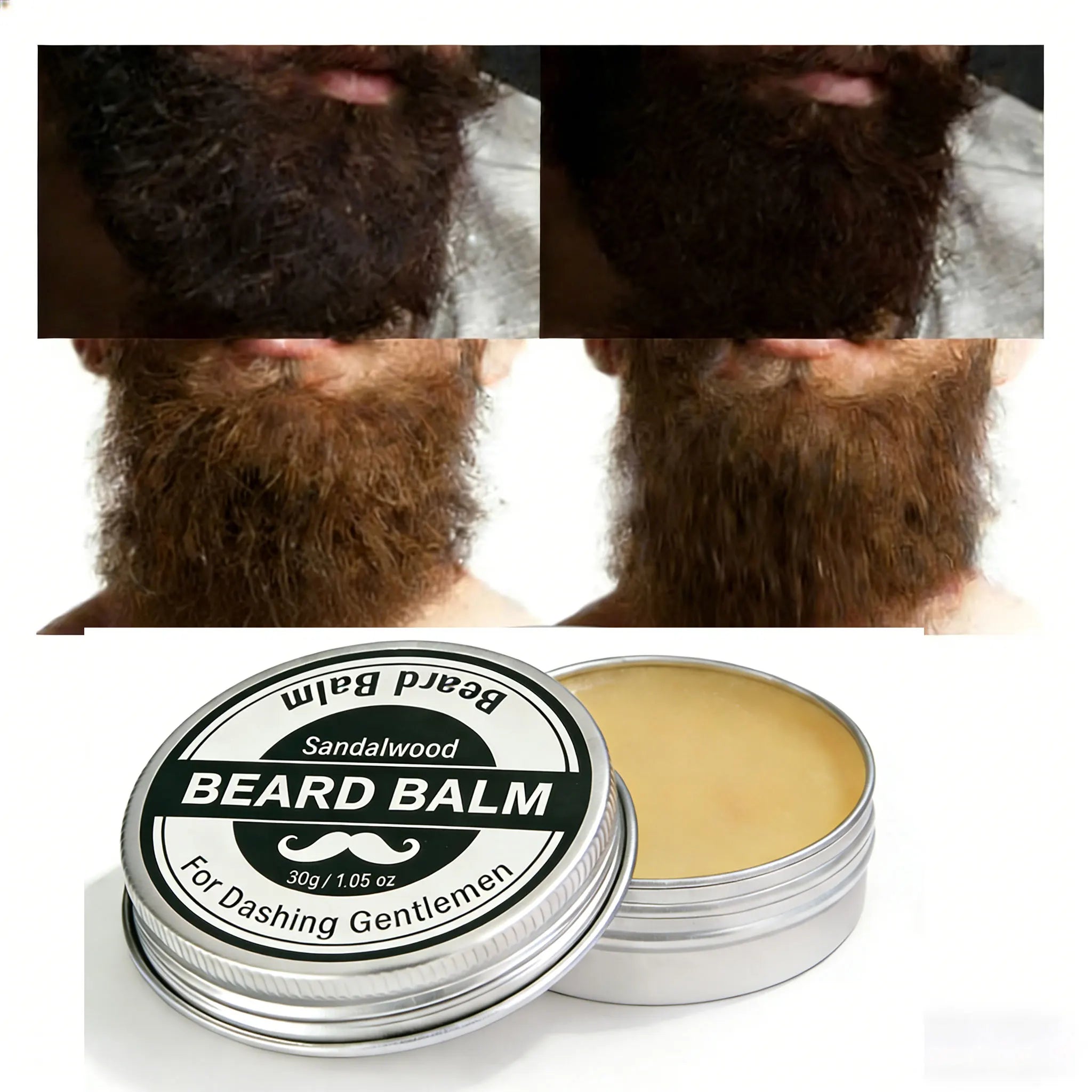 YURHERSU Strong Hold Beard Wax 30g – Matte Finish for Men Beard Styling Wax Oasis Select Default Title