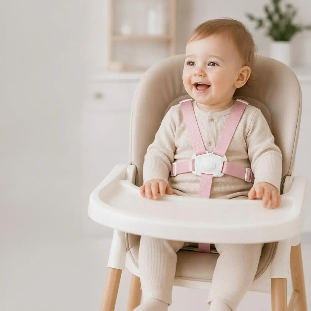 5-Point Baby Safety Harness – High Chair, Stroller & Pram