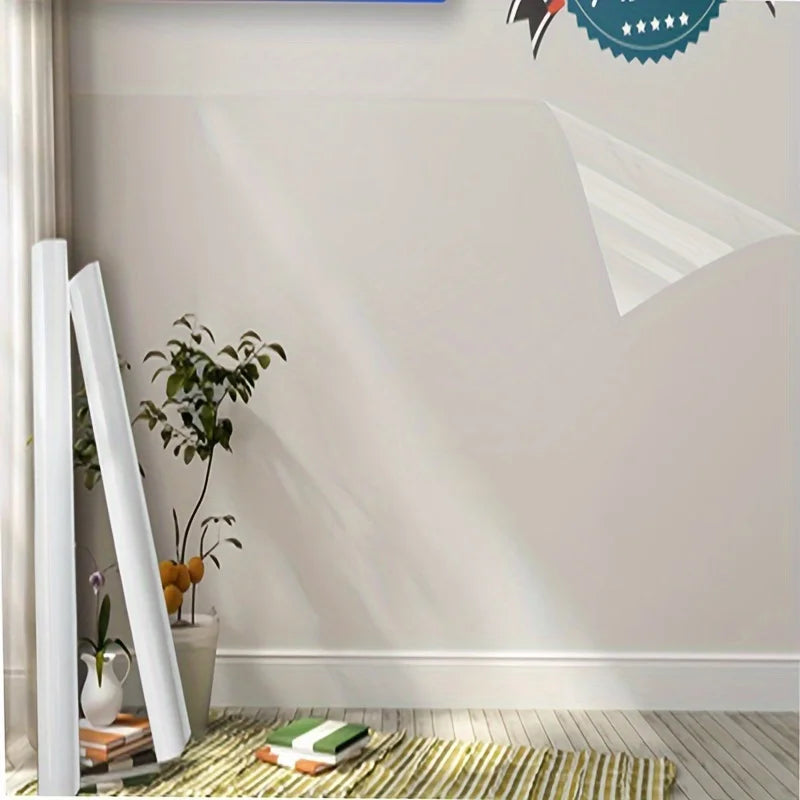 2 rolls Wall Protective Film Transparent Electrostatic Adsorption Oil-proof Waterproof Heat Resistant Wall Cabinet Decoration Oasis Select