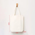 Large Capacity Folding Canvas Bag Reusable Shopping Bag Unisex Eco-friendly Tote Bags DIY Shoulder Bag Grocery Handbag Oasis Select White3-40X30X10CM