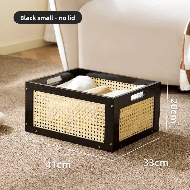 Dirty clothes basket Dirty clothes storage basket Household laundry basket Doll storage bucket Bathroom clothing artifact Oasis Select Black small