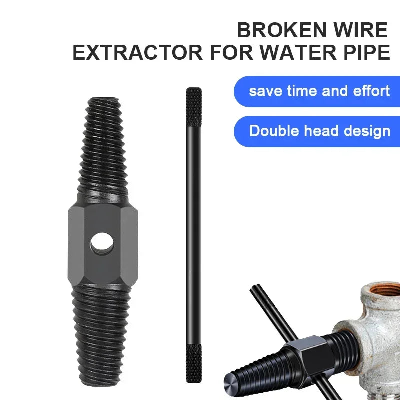 Zimir Double Head Screw Extractor Set – Bolt & Pipe Remover Screw Extractor Set Oasis Select