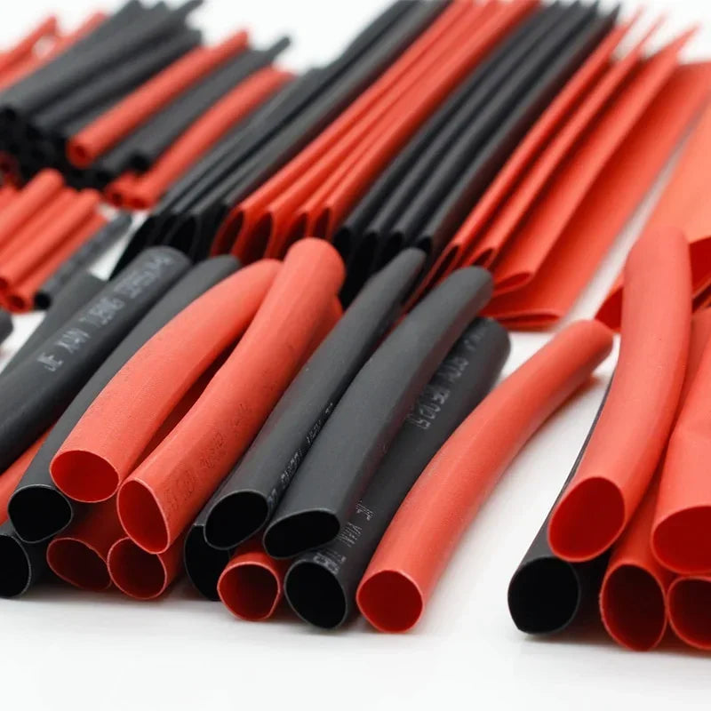 328/127pcs Colorful Heat Shrink Tubes 2:1 Accessories Polyolefin Tubes Car Cable Sheath Kit Data Cable Repair Home DIY Handcraft Oasis Select