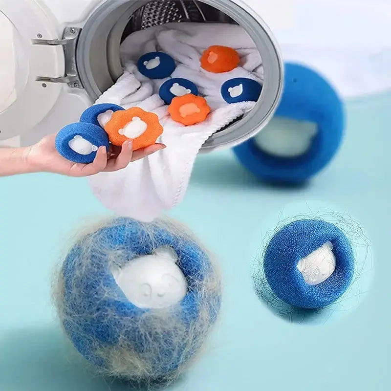 Reusable Pet Hair Remover Laundry Balls – Lint & Fur Catcher Pet Hair Remover Ball Oasis Select