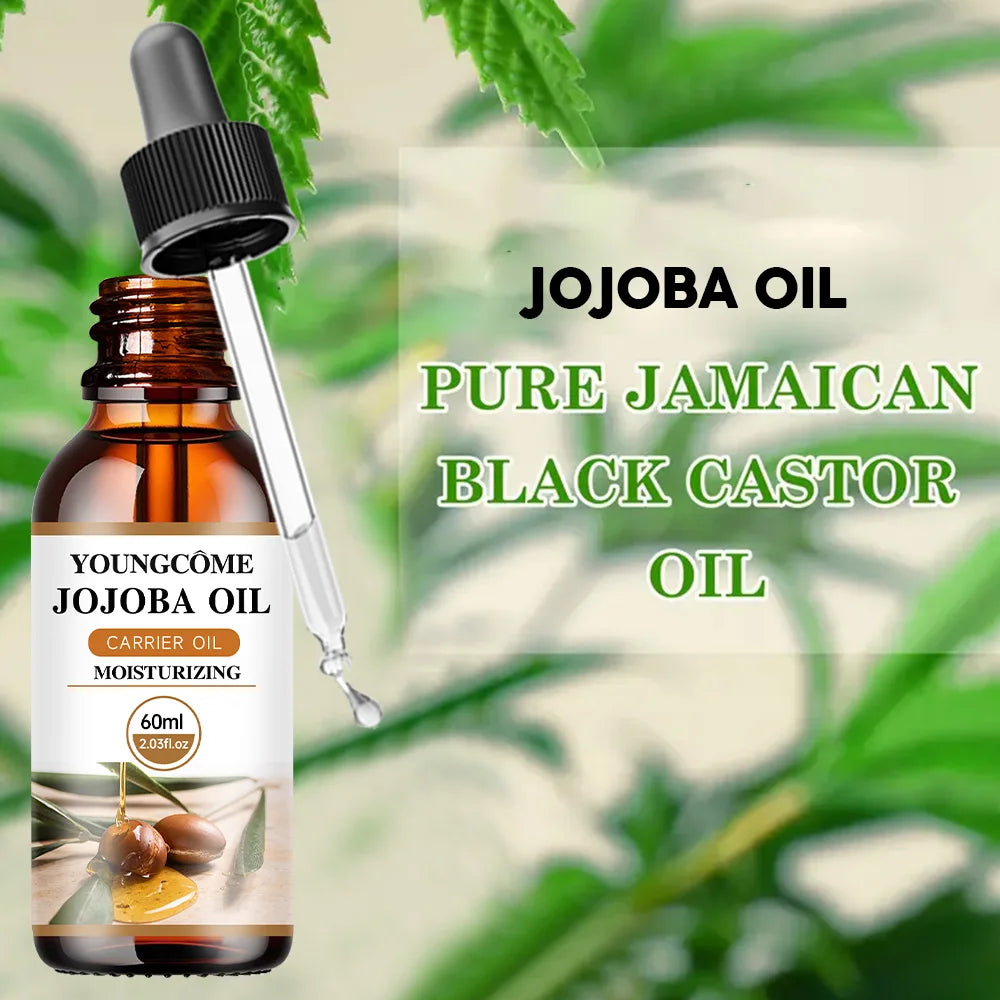 Natural Organic Jojoba Oil Anti Aging Firming Skin Face Moisturizing Relaxing Massage Oil Hair Repair Skin Care Body Oil NEW Oasis Select