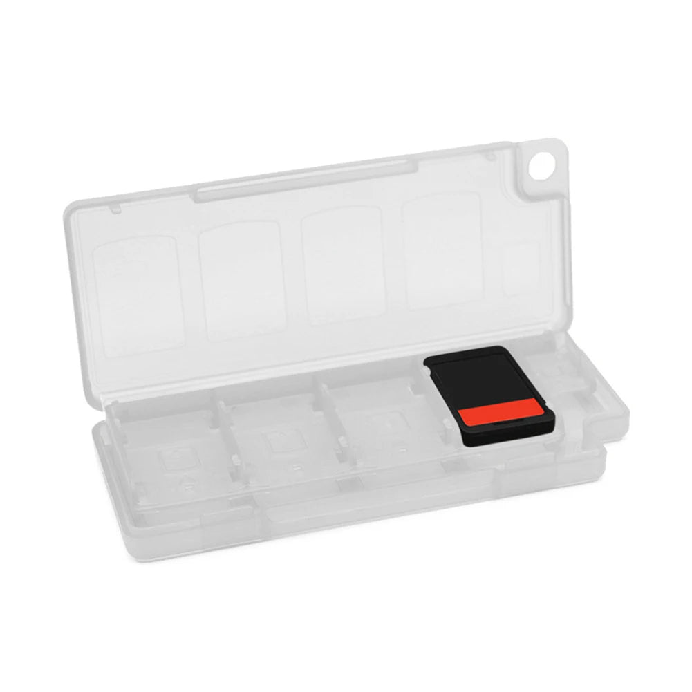 Portable 10 In 1 Game Memory Card Holder Case Lightweight Storage Box for Nintendo Switch Game Organizer Case Accessories Oasis Select WHITE China Mainland