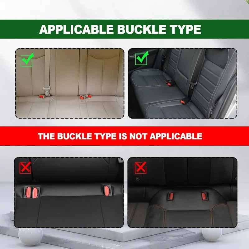 Anti-Slip Silicone Holder 1/2/4PCS Car Seat Belt Slot Fixer Safety Belts Lock Buckle Fixing Auto Interior Decorative Accessories Oasis Select