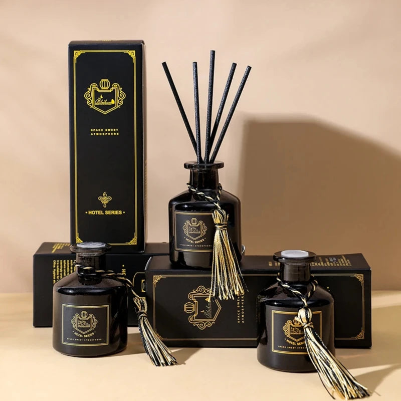 1 Bottle Reed Diffuser Sets with Fragrance Expanding Stick,Healton Shangri-La Hotel Aromatherapy Air Freshener Home Fragrance Oasis Select