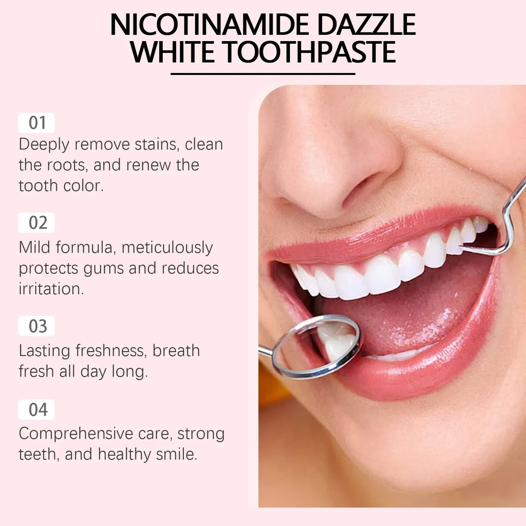 Oralhoe Niacinamide Whitening Toothpaste – Stain & Enamel Care Whitening Toothpaste Oasis Select