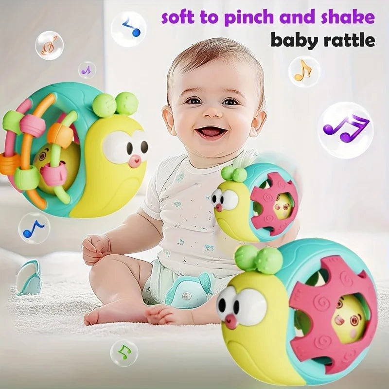 Cute And Interesting Hand-Held Baby Rattle, ABS Material, Color Festival Can Send Birthday Gifts, Christmas, Easter Oasis Select