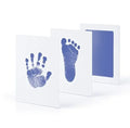 Dog Cat Footprint Pad Paw Print Ink Kit Pad Baby Handprint Stamp Safe Non-toxic Mess-free Printing DIY Easy Clean Pet Souvenir Oasis Select Navy Blue