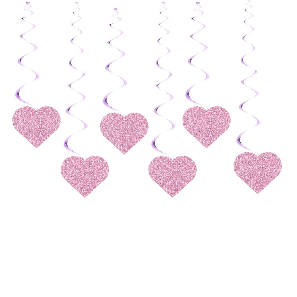 Love Flower Pulling Hanging Curtain | Party & Wedding Decor