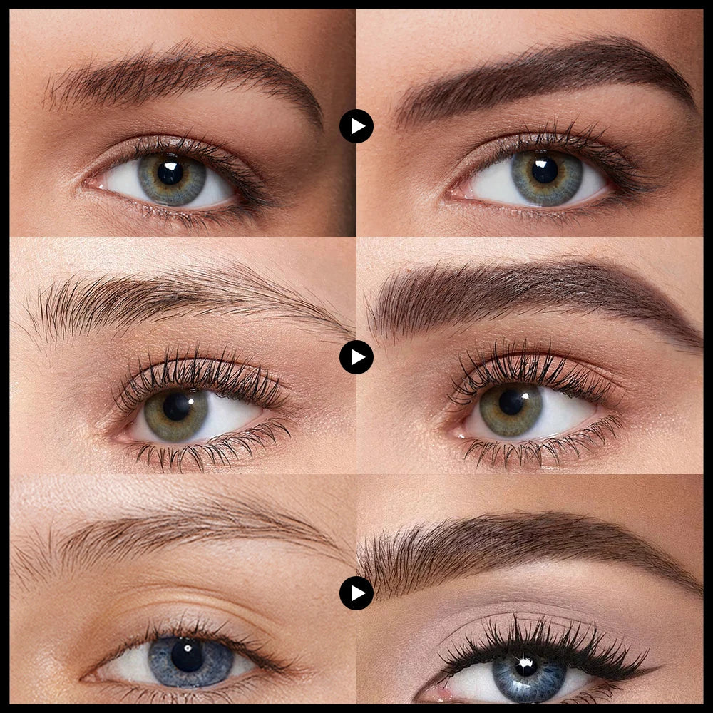 3Colors Double-headed Eyebrow Pencil Automatic Rotation Ultra-fine Eyebrow Pencil Waterproof Makeup Free Eye Cosmetics For Women Oasis Select