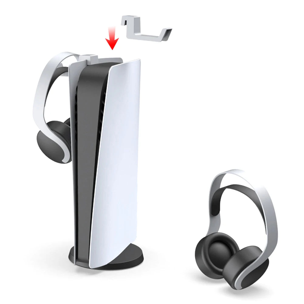 For PS5 Accessories Headphone Stand Mount for Playstation 5 Console Anti-Slip Gaming Headset Hanger Holder Headphone Hook Oasis Select