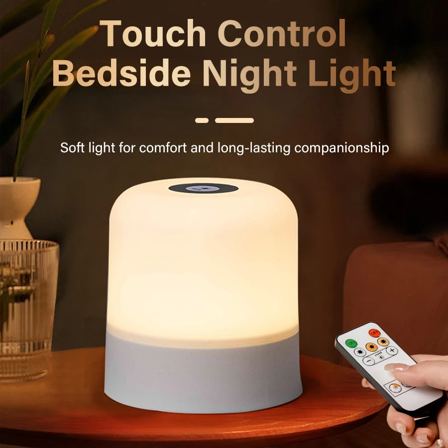 Rechargeable RGB LED Night Light – Remote & Touch Dimming Rechargeable Night Light Oasis Select