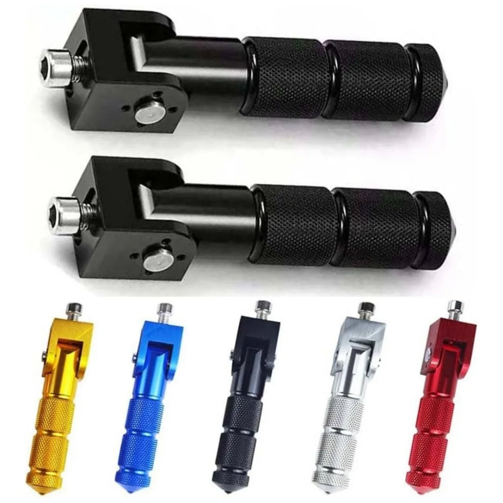 Modified motorcycle, scooter, electric bike accessories, aluminum alloy CNC middle folding pedal, front and rear pedals Oasis Select