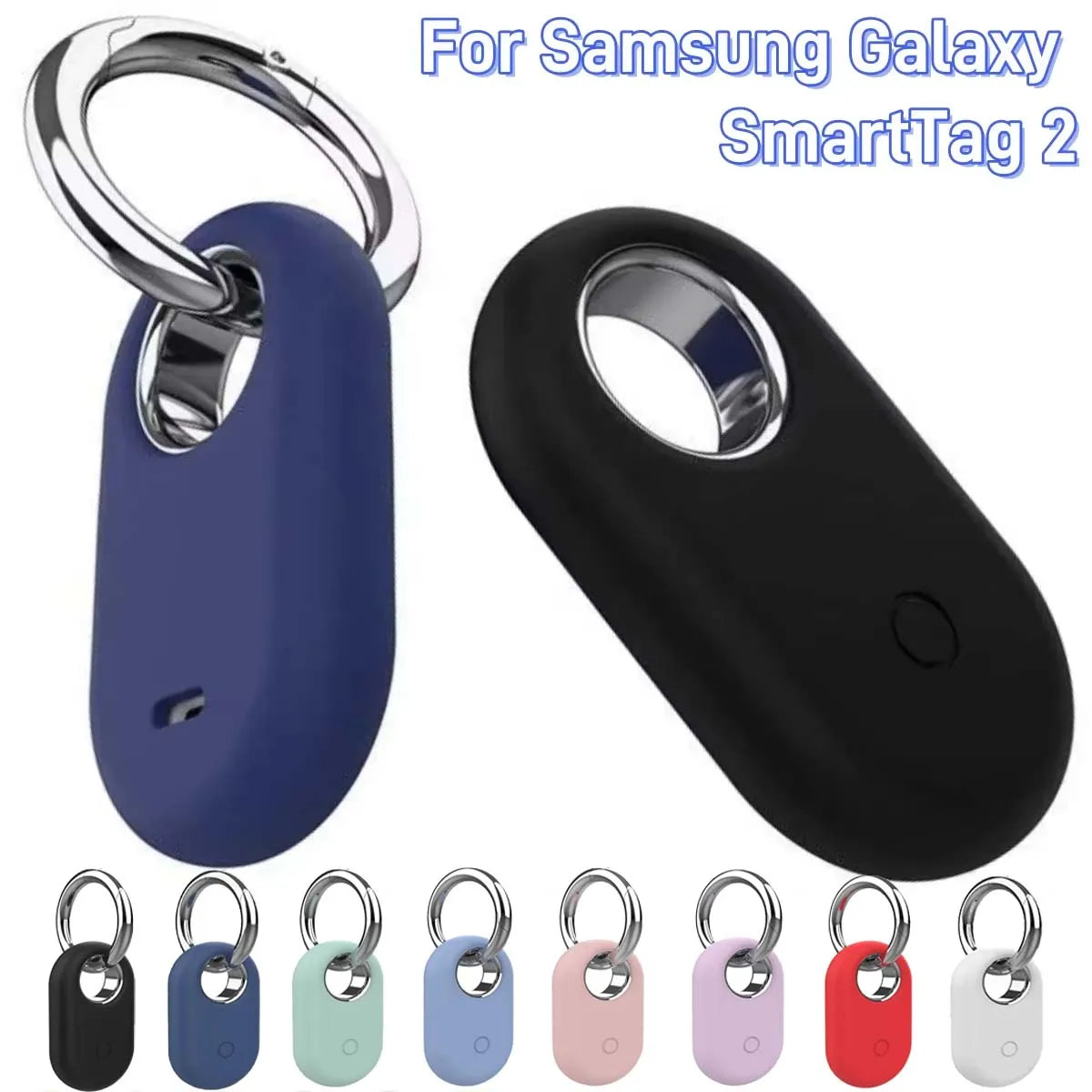 Galaxy SmartTag 2 Silicone Case – Keychain Anti-Scratch Cover Tracker Silicone Case Oasis Select