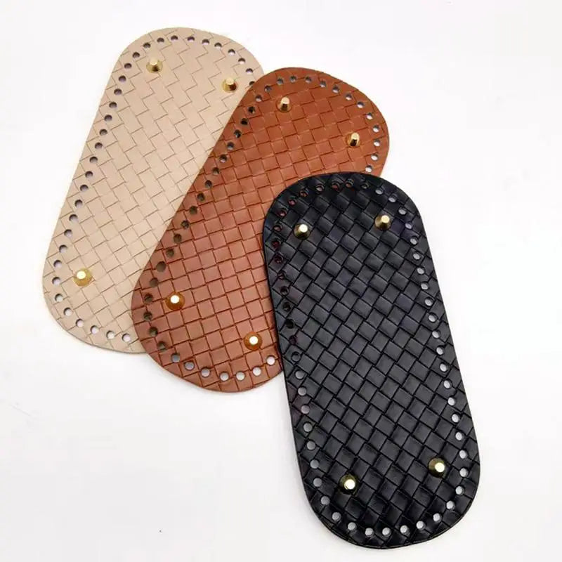 PU Leather Bag Base 22x10cm | DIY Crochet Purse Bottom DIY Bag Base Oasis Select