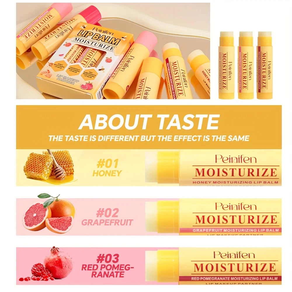 Milk Jelly Lip Balm Set – Vitamin E Fruit Moisturizer, 3pc Lip Balm Set Oasis Select