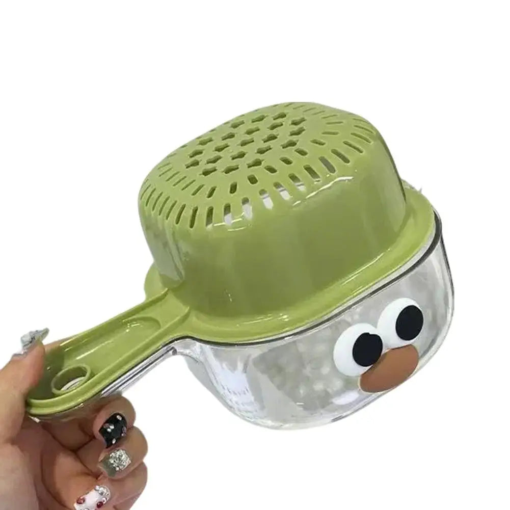 2-in-1 Fruit & Vegetable Wash Bowl with Drain Basket Colander