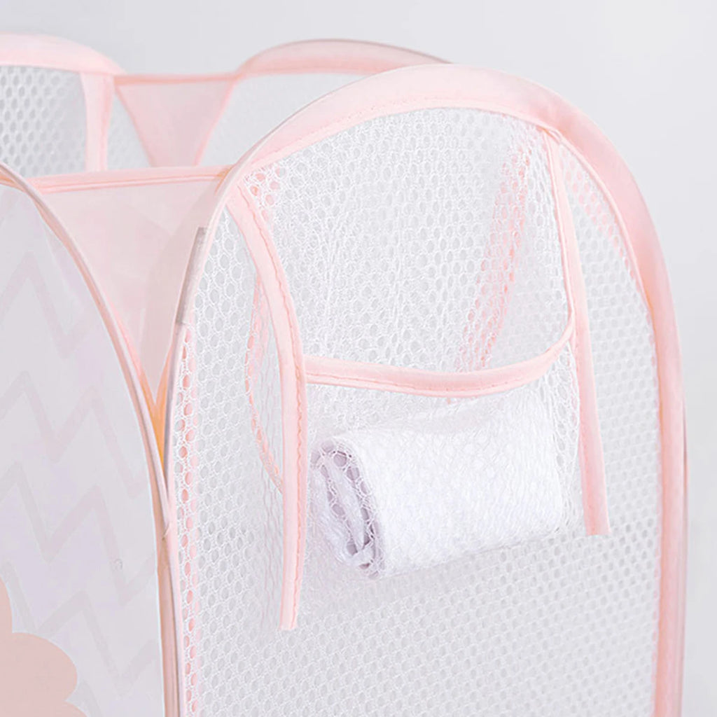Cartoon Foldable Mesh Dirty Clothes Basket Oasis Select