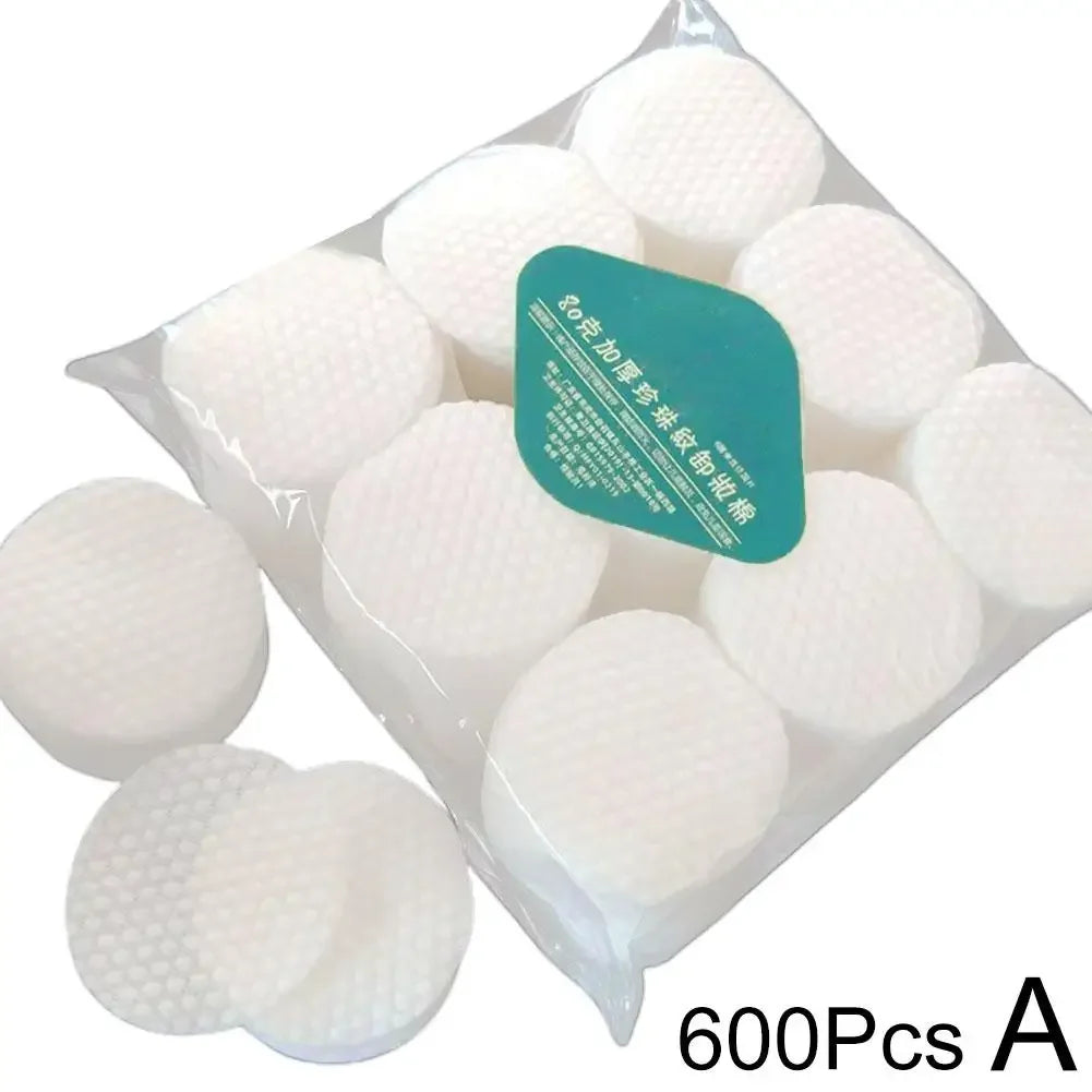 500/600pc Pearl Cotton Pads – Thick Makeup Remover Pads Cotton Makeup Remover Pads Oasis Select A CN
