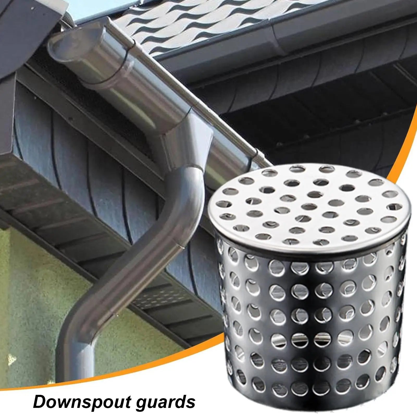 Stainless Steel Guards for Gutters 304 Stainless Steel Filter Strainer Gutter Downsport Guards for Preventing Blockage Debris Oasis Select