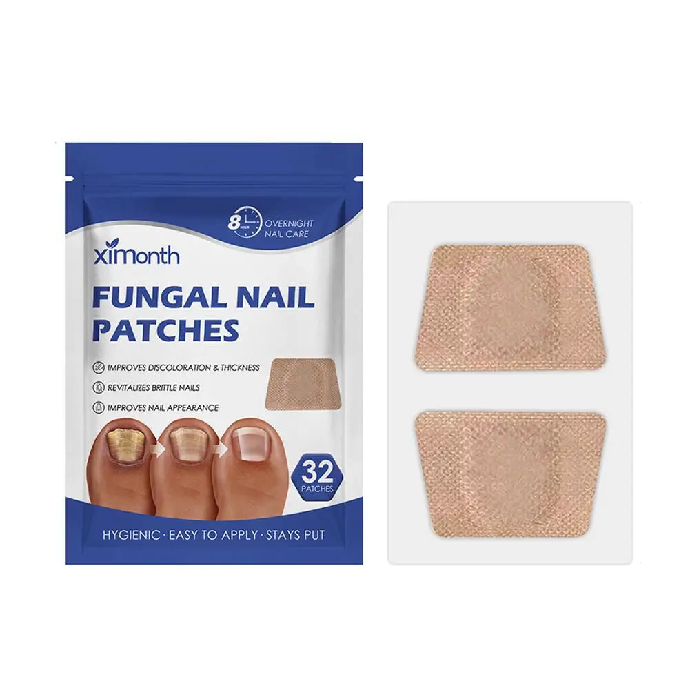 1-3Pcs Fungal Nail Treatment Patch Paronychia Anti-Infection Onychomycosi Removal Grey Nail Repair Correct Ingrown Nail Sticker Oasis Select 1Bag