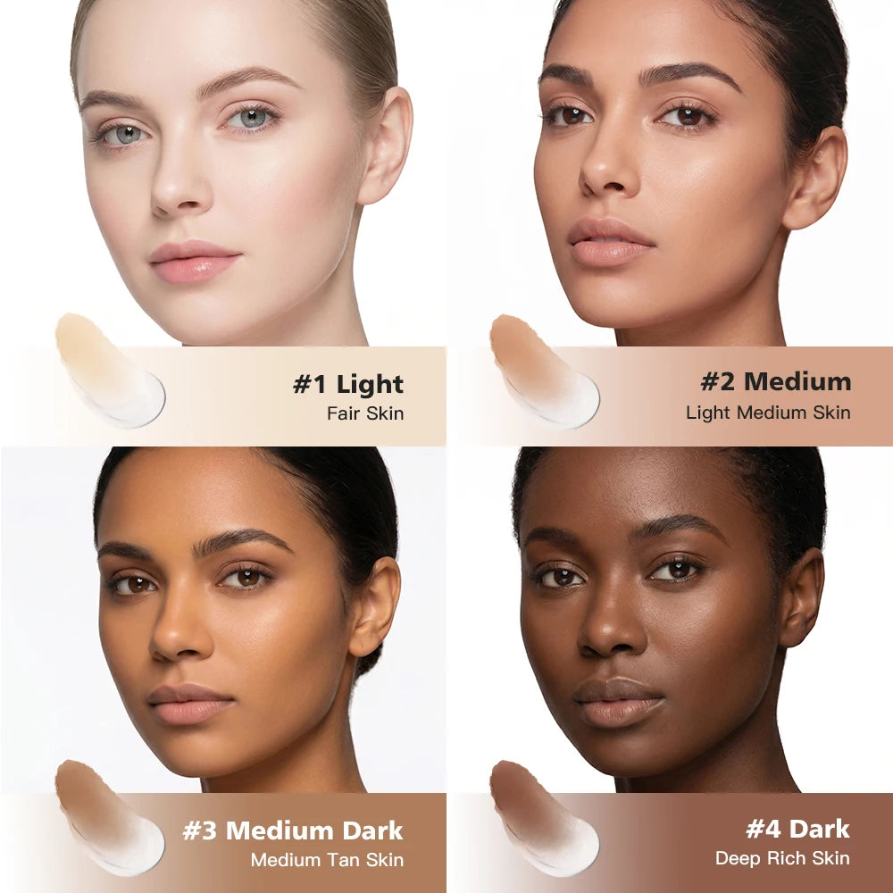 Color Changing Liquid Foundation Adaptive Skin Tone Buildable Coverage 12 Hours Wear Moisturizing Dewy Finish Cosmetics Oasis Select
