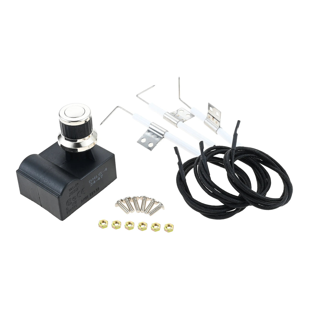 1Set BBQ Lighter Kit for Oklahoma Joe and For Charbroil Deluxe High Temperature and Corrosion Resistant Plug Easy Installation Oasis Select