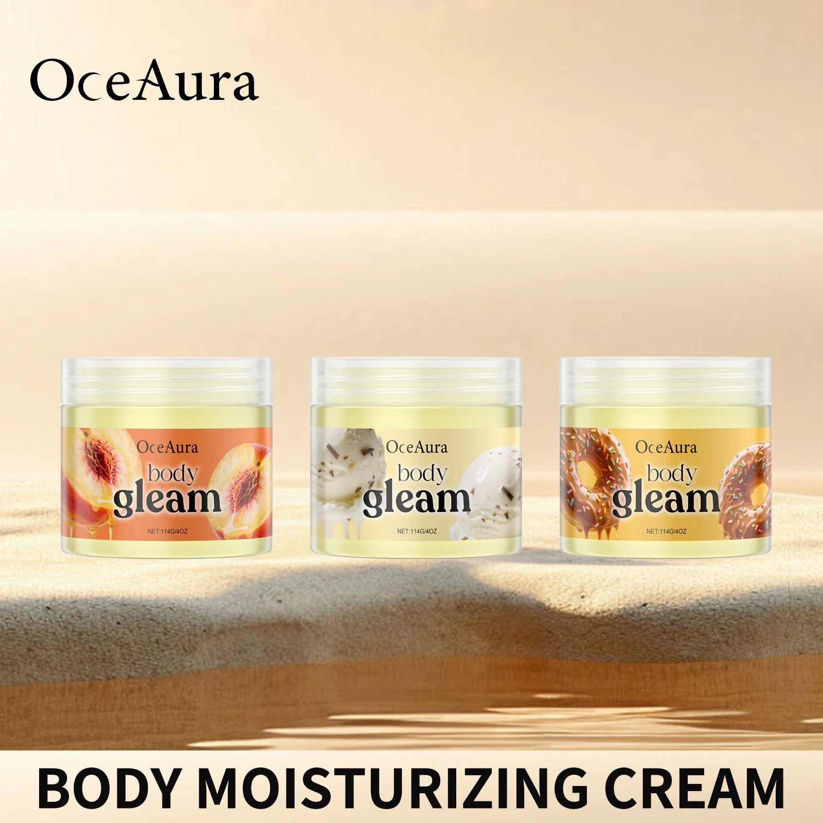 Body Butter Moisturizing Cream Nourishing Dry Skin Improve Roughness Skin Soft Smoothing Repair Barrier Vanilla Body Lotion 114g Oasis Select