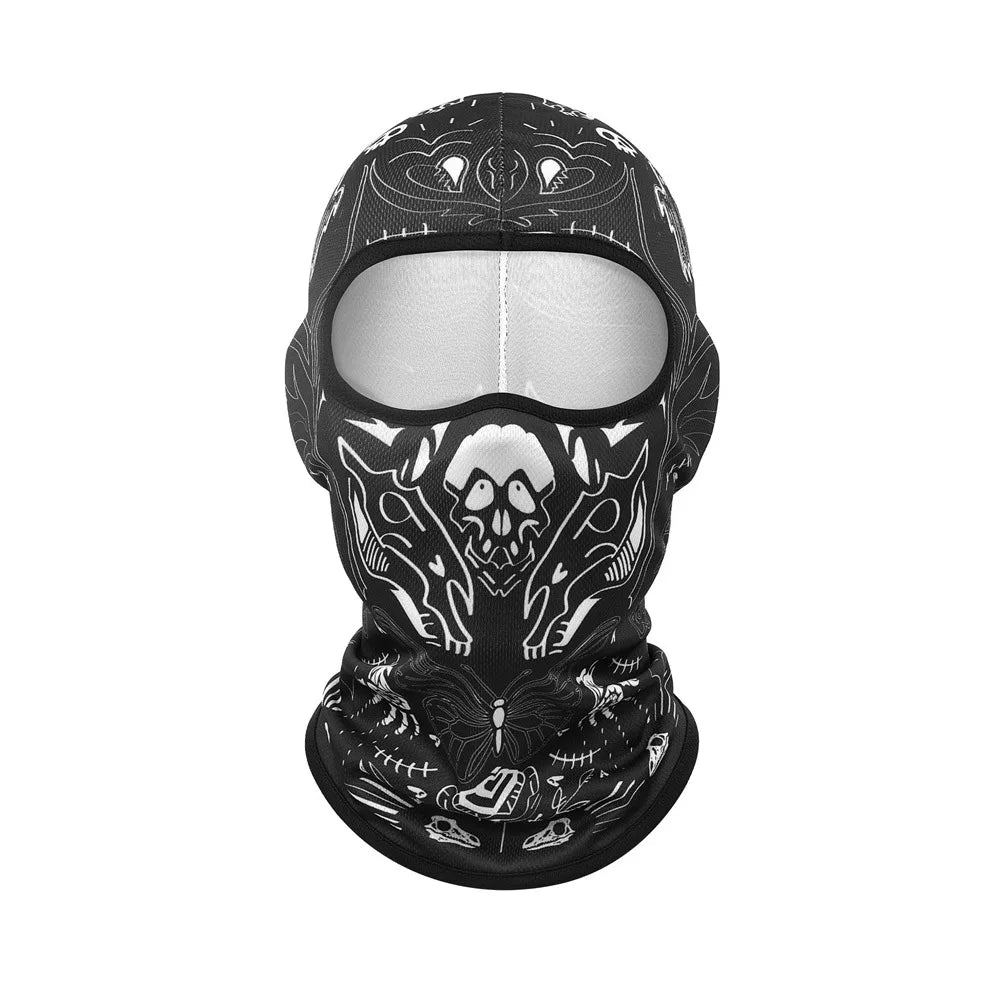 Fashion Ice Silk Cool Balaclava Breathable Sun Protection Motorcycle Cycling Mask Quick Dry Face Cover Headwear Summer Oasis Select 5