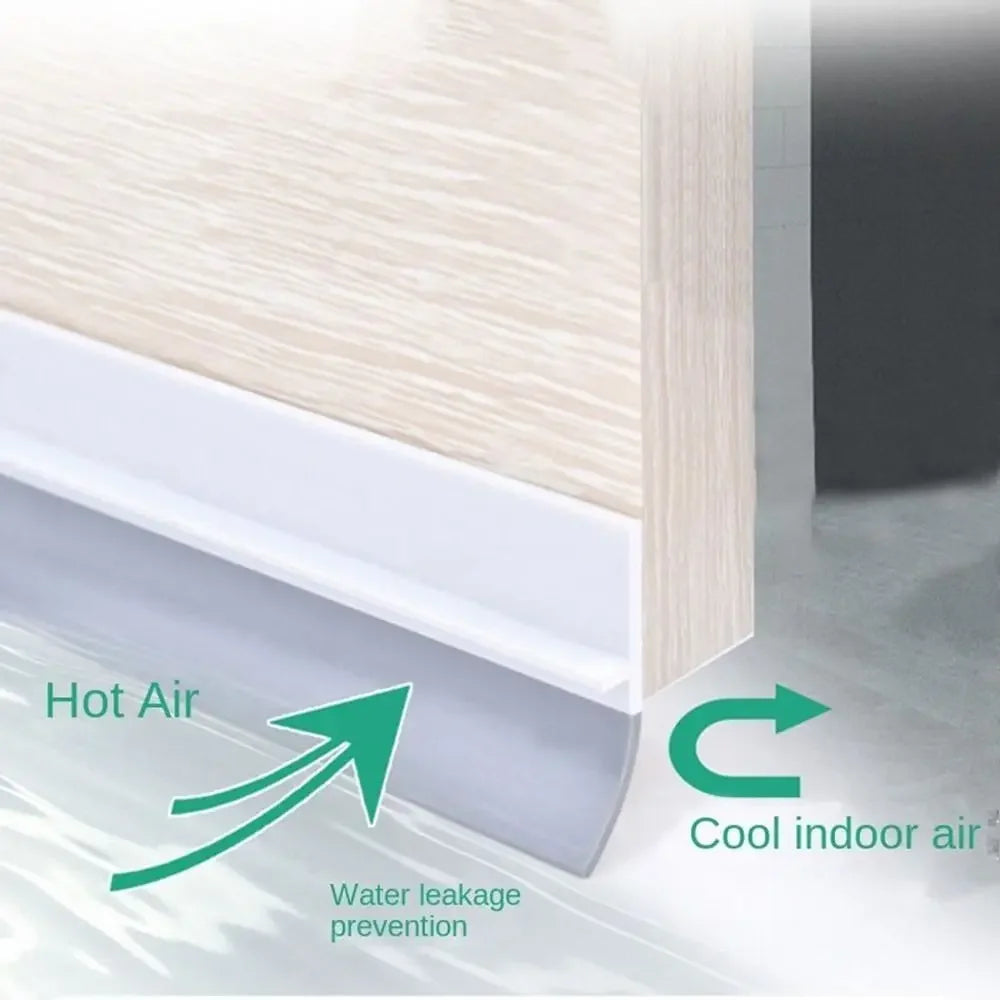 Noise Reduction Door Draft Stopper Self-adhesive Insect Prevention Weather Stripping Thickened 100cm Sound Barrier Bedroom Oasis Select
