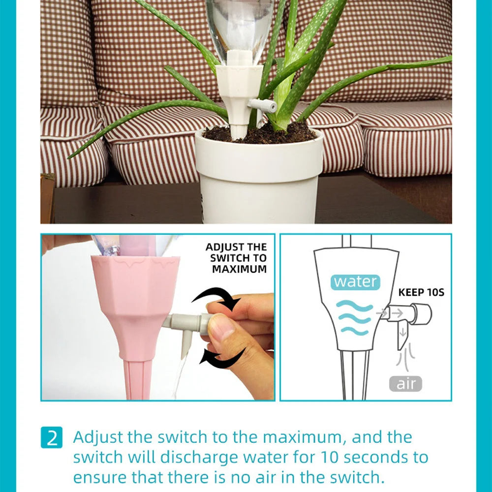Household Houseplant Spike Indoor Garden Supplies Automatic Drip Spike Irrigation System Watering Device Plant Waterer Oasis Select