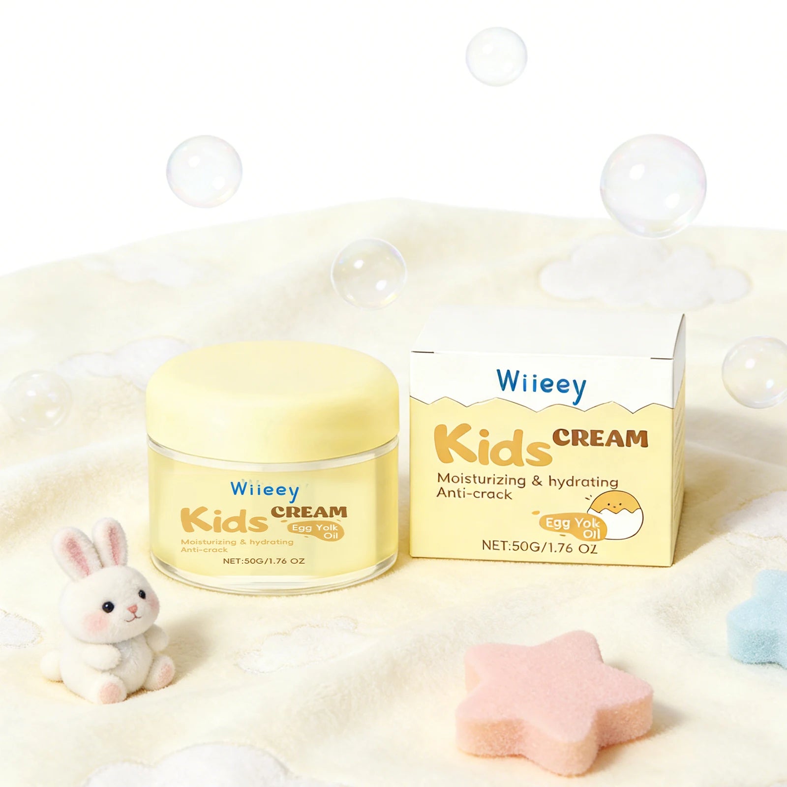 Wiieey Kids Anti-Crack Facial Cream – Deep Moisturizer 50g Baby Moisturizing Cream Oasis Select